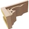 Ekena Millwork 5"W x 10"D x 5"H Wide Sheridan Rough Cedar Woodgrain TimberThane Corbel, Primed Tan CORUR05X10X05SHERCPR - alternate 3